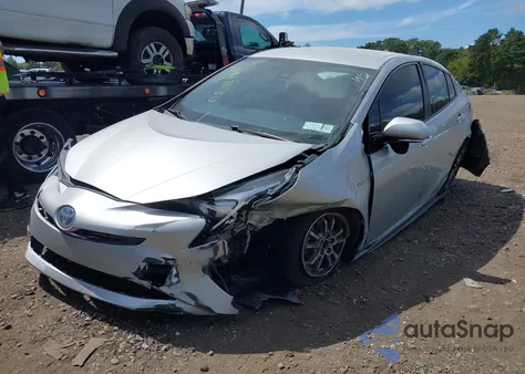 2018 Toyota Prius Two из США, поврежденный, VIN JTDKBRFU6J3072810